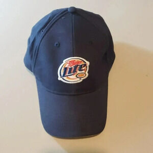 Miller Lite blue‎ adjustable baseball hat